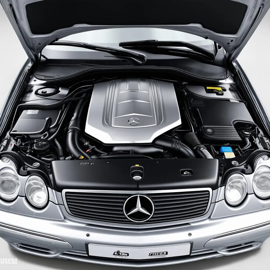 Mercedes E320 2002 Engine Bay