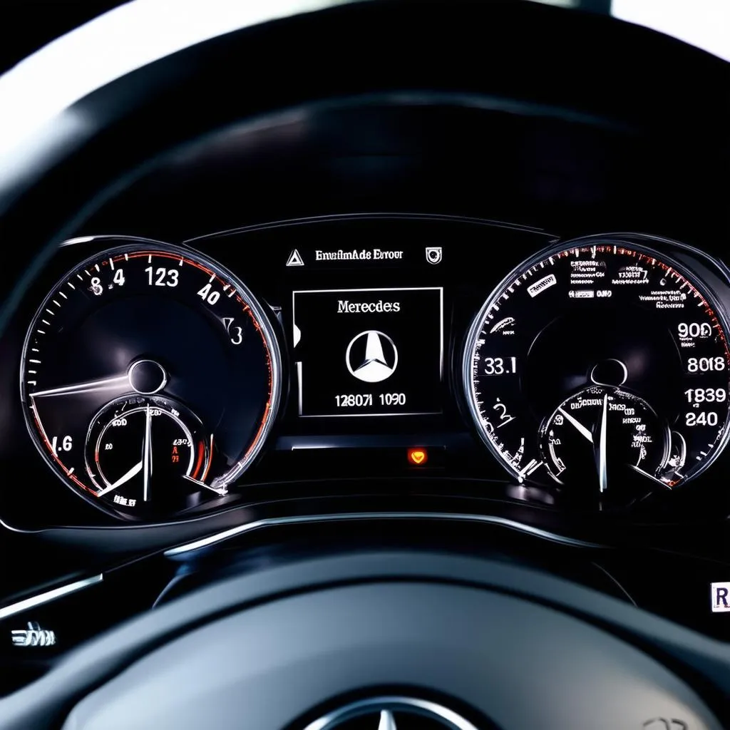 Mercedes Error Codes Displayed on Dashboard