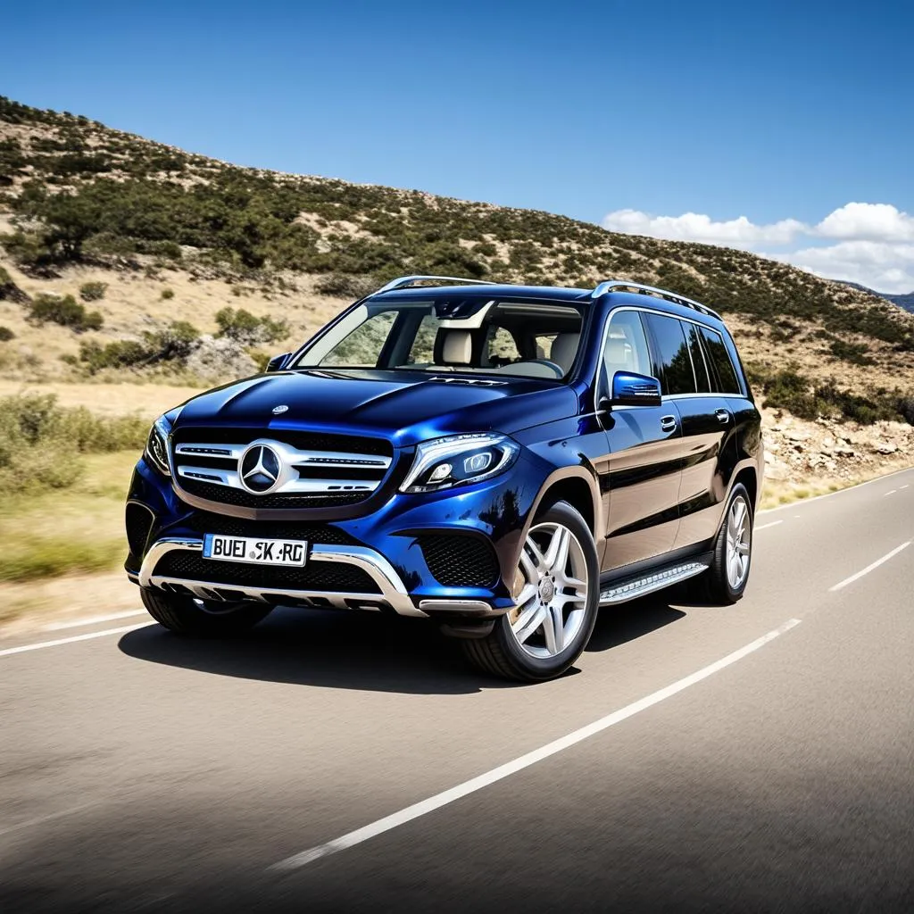 Mercedes GL350 Bluetec On The Road