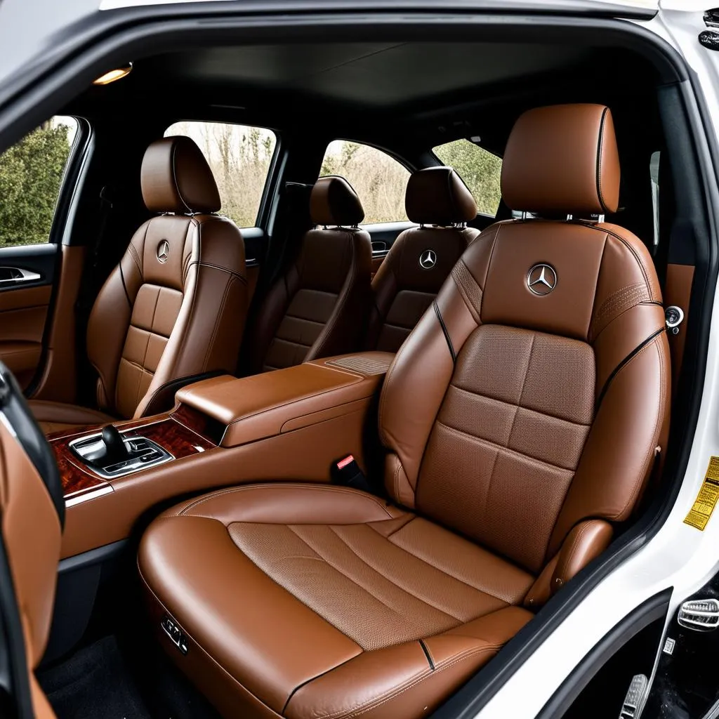 Mercedes ML W163 interior