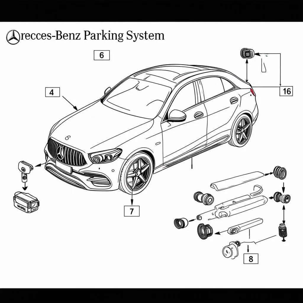 Système de frein de stationnement Mercedes