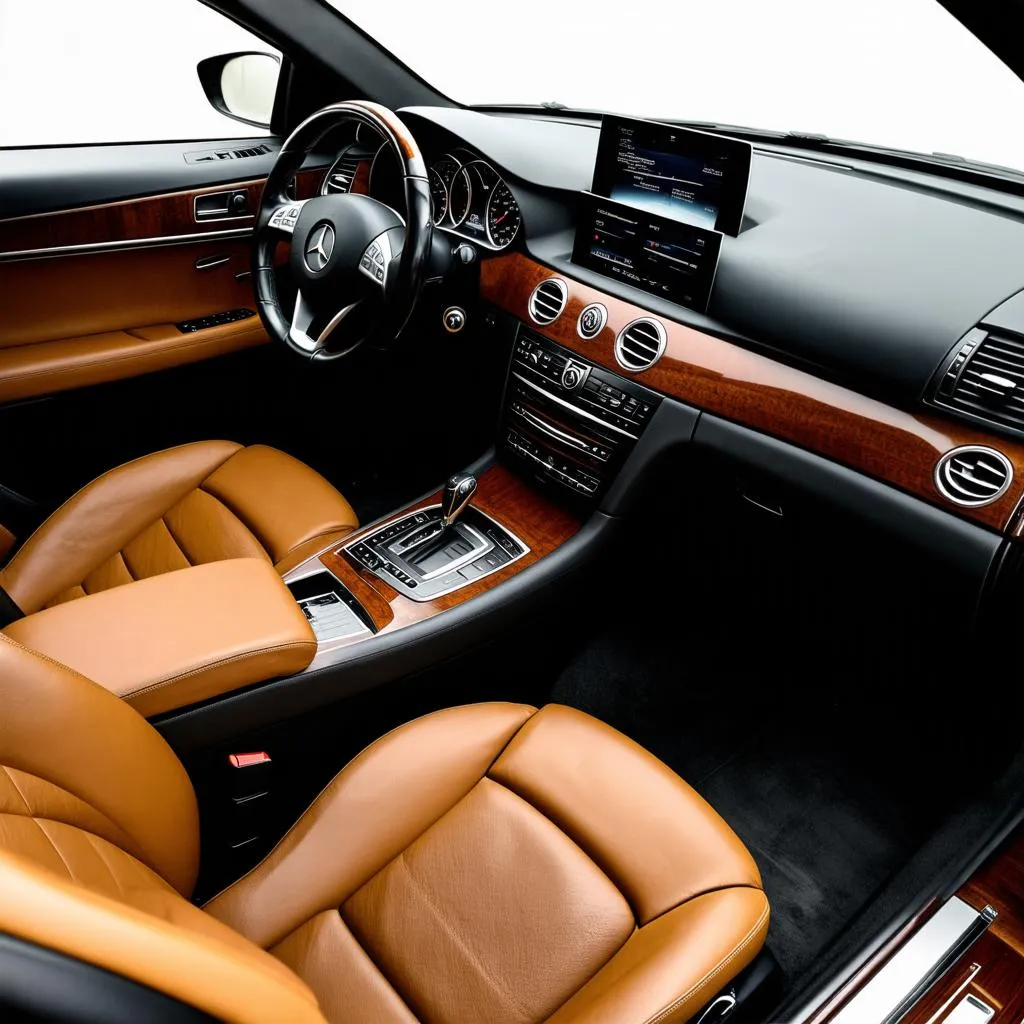 Mercedes W211 E500 interior