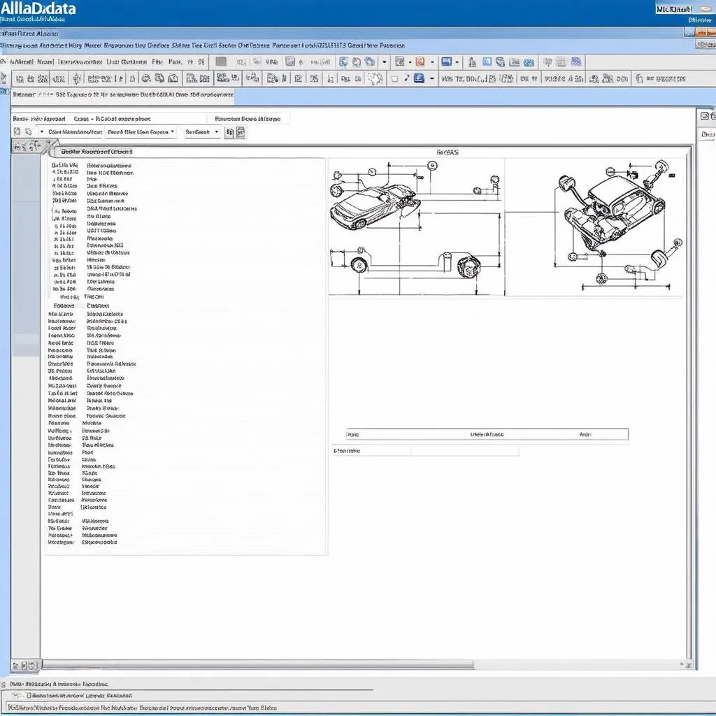 Interface de Mitchell AllData