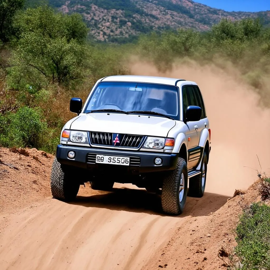 Mitsubishi Montero 1999 off-road