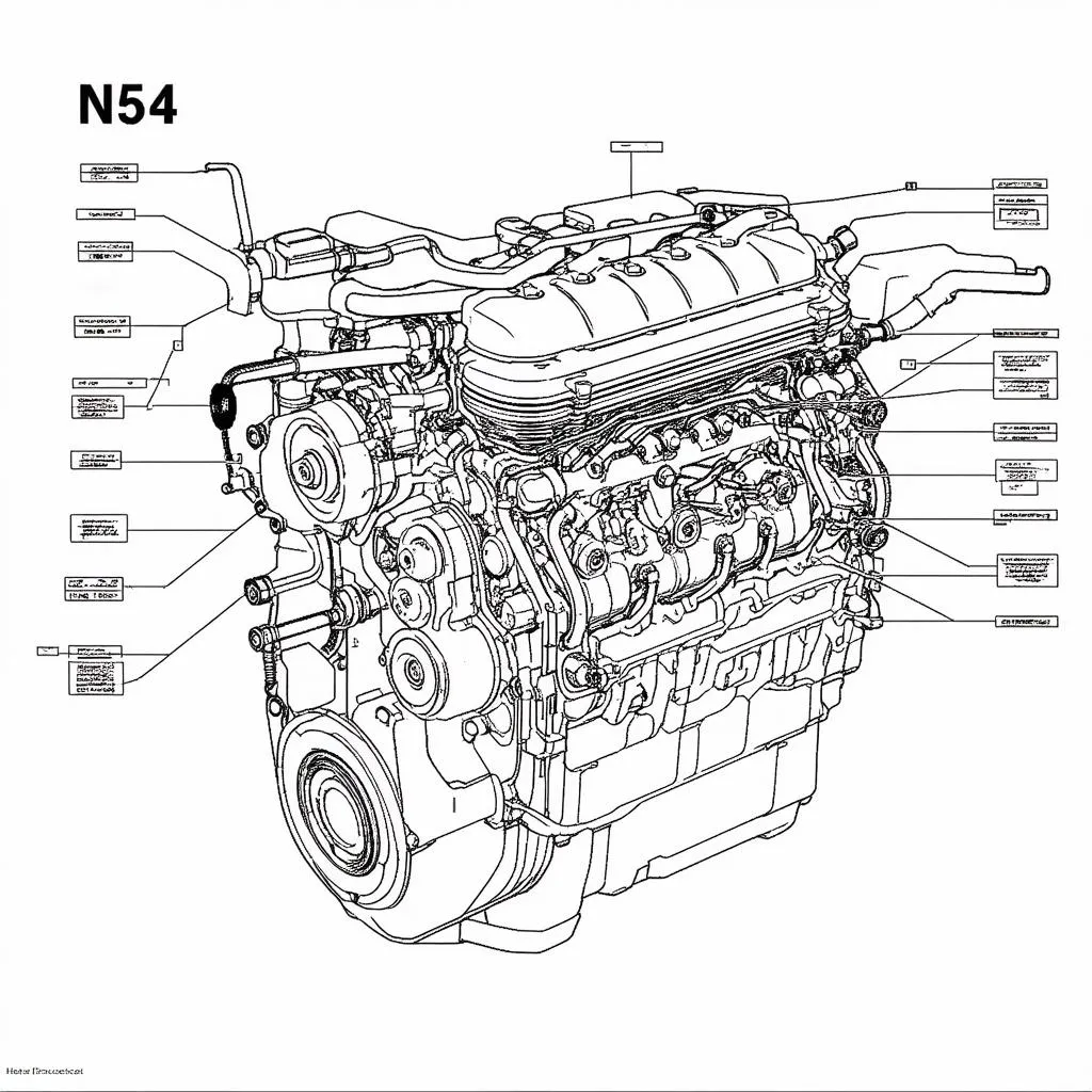 Diagramme du moteur N54