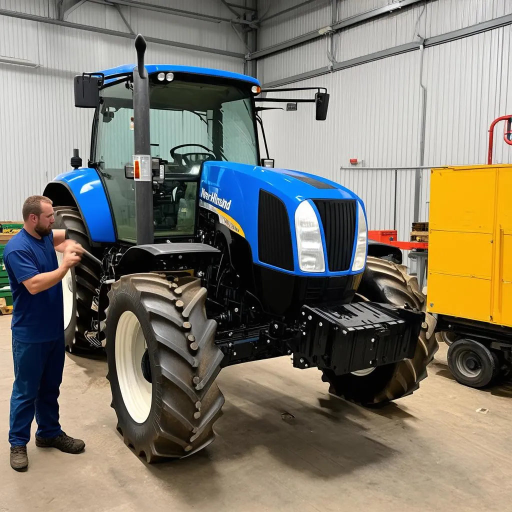 Réparation de tracteur New Holland