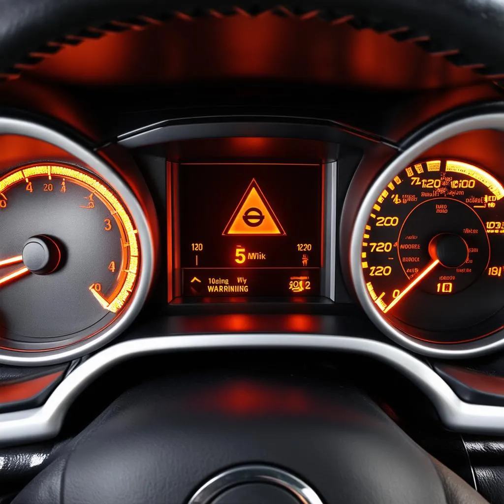 Nissan engine warning light