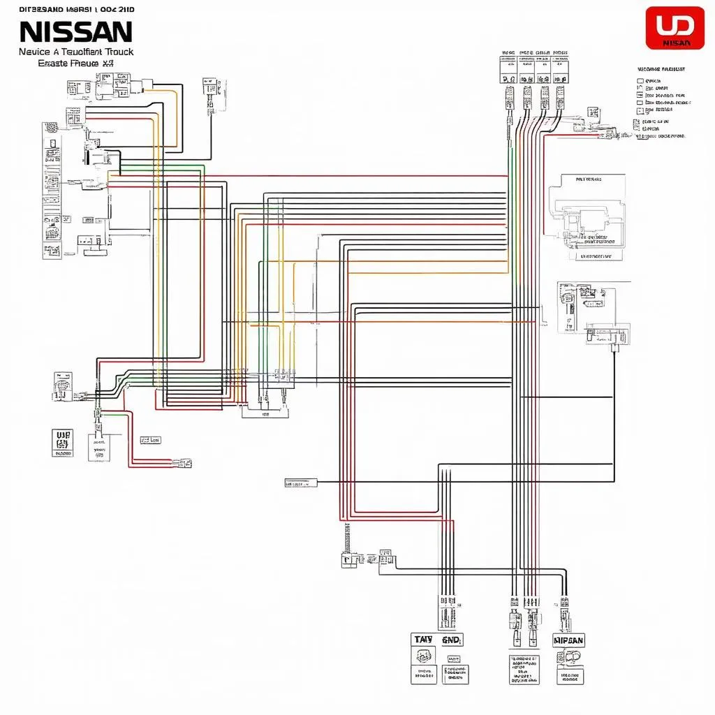 Schéma de câblage d'un camion Nissan UD