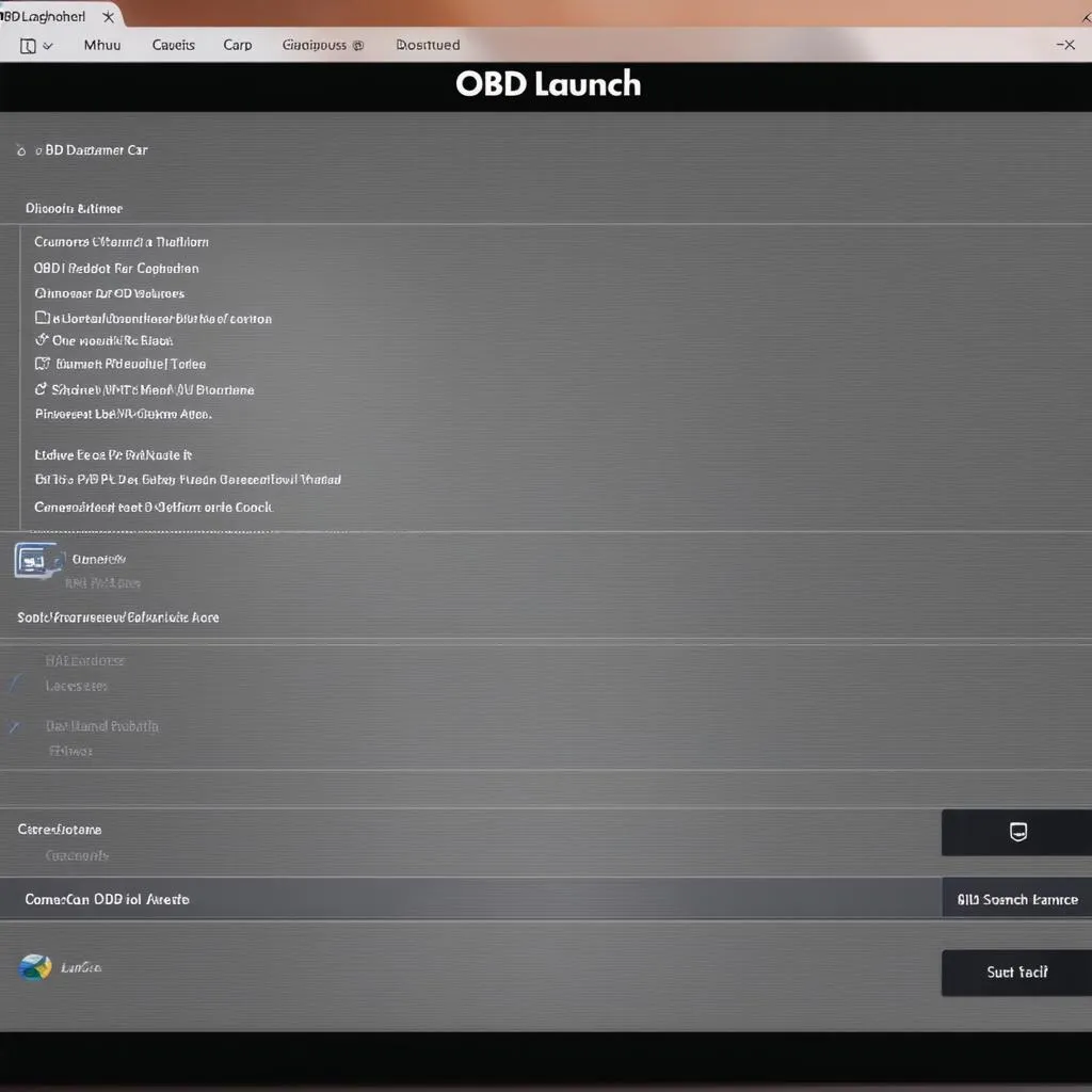 OBD Launch Software