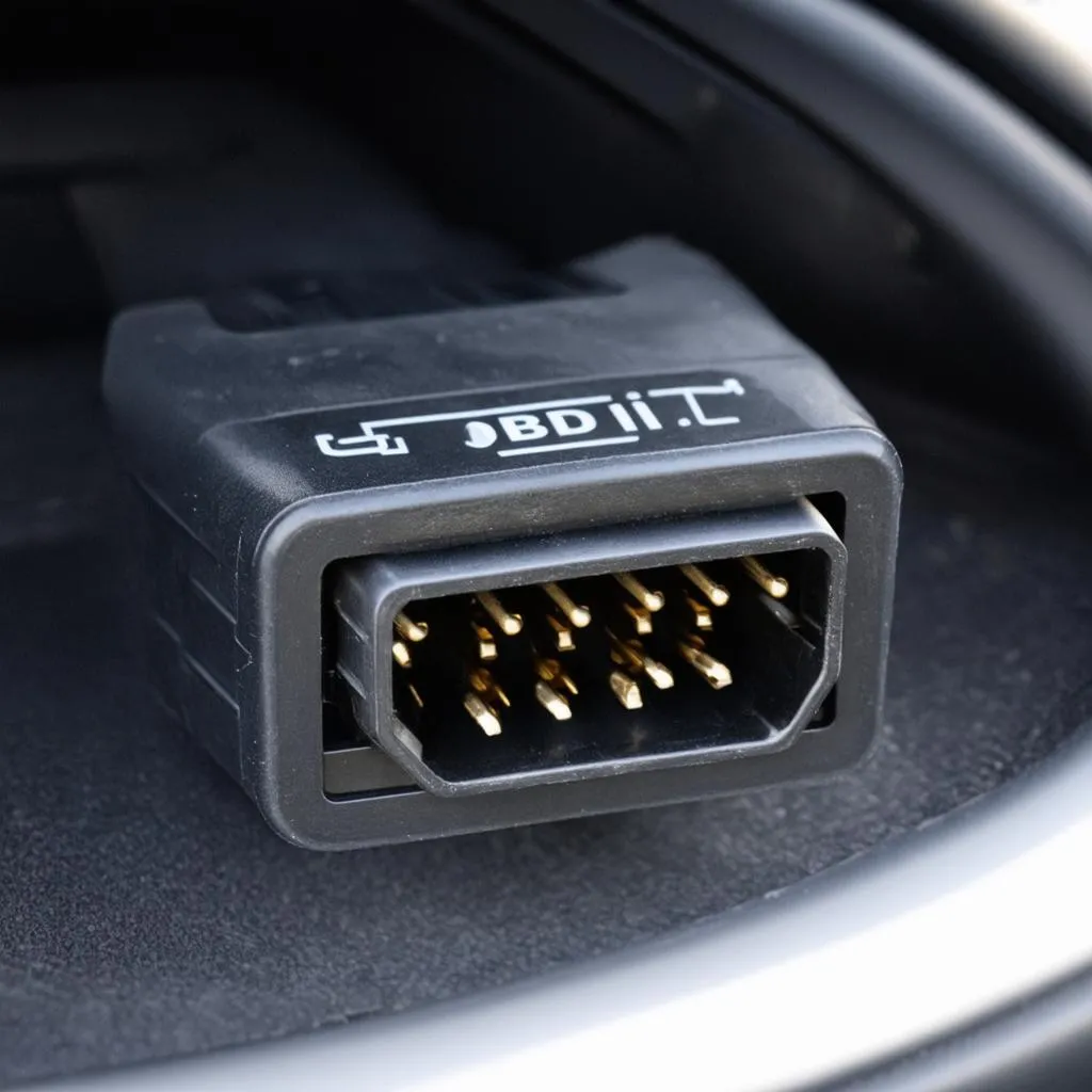 Pontiac G6 OBD-II Port Close-up