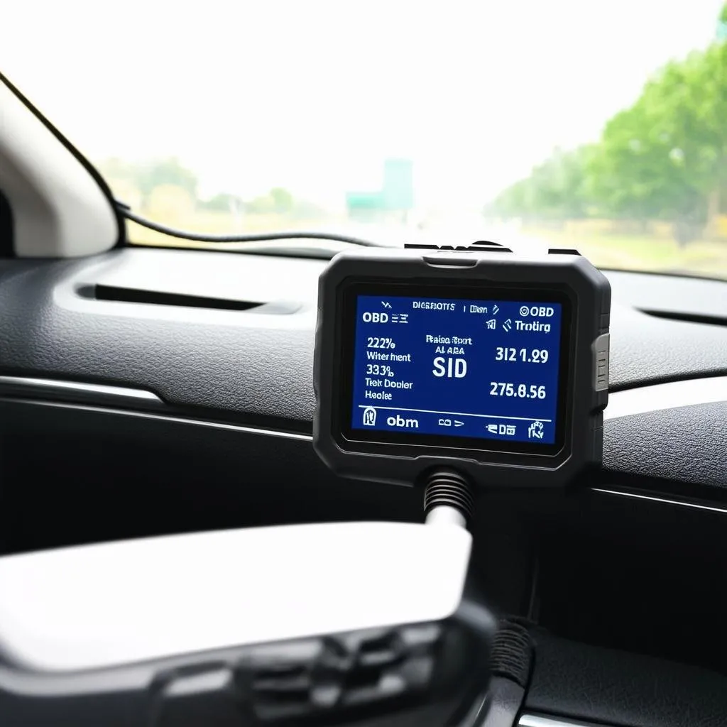 OBD Scanner Connected