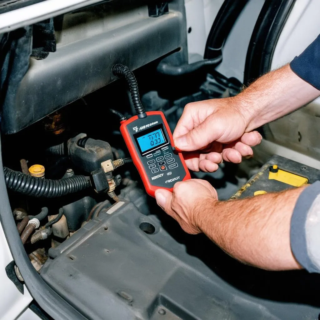 Car diagnostic with OBD Scanner