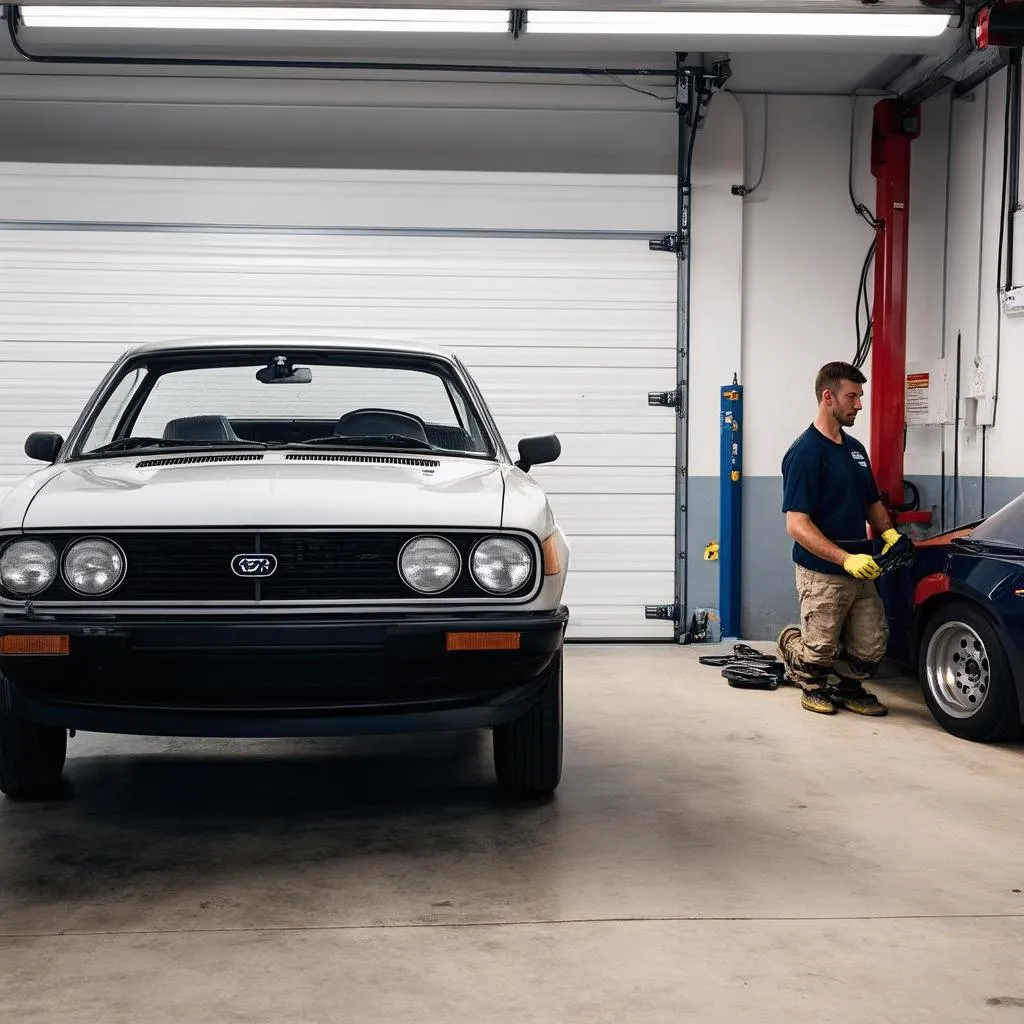 Garage de réparation automobile