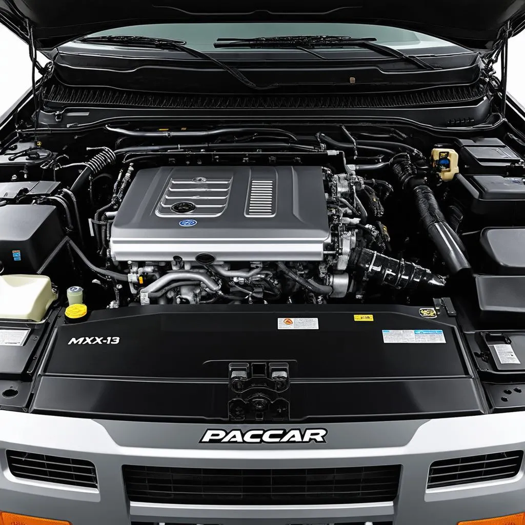 Compartiment moteur Paccar MX-13