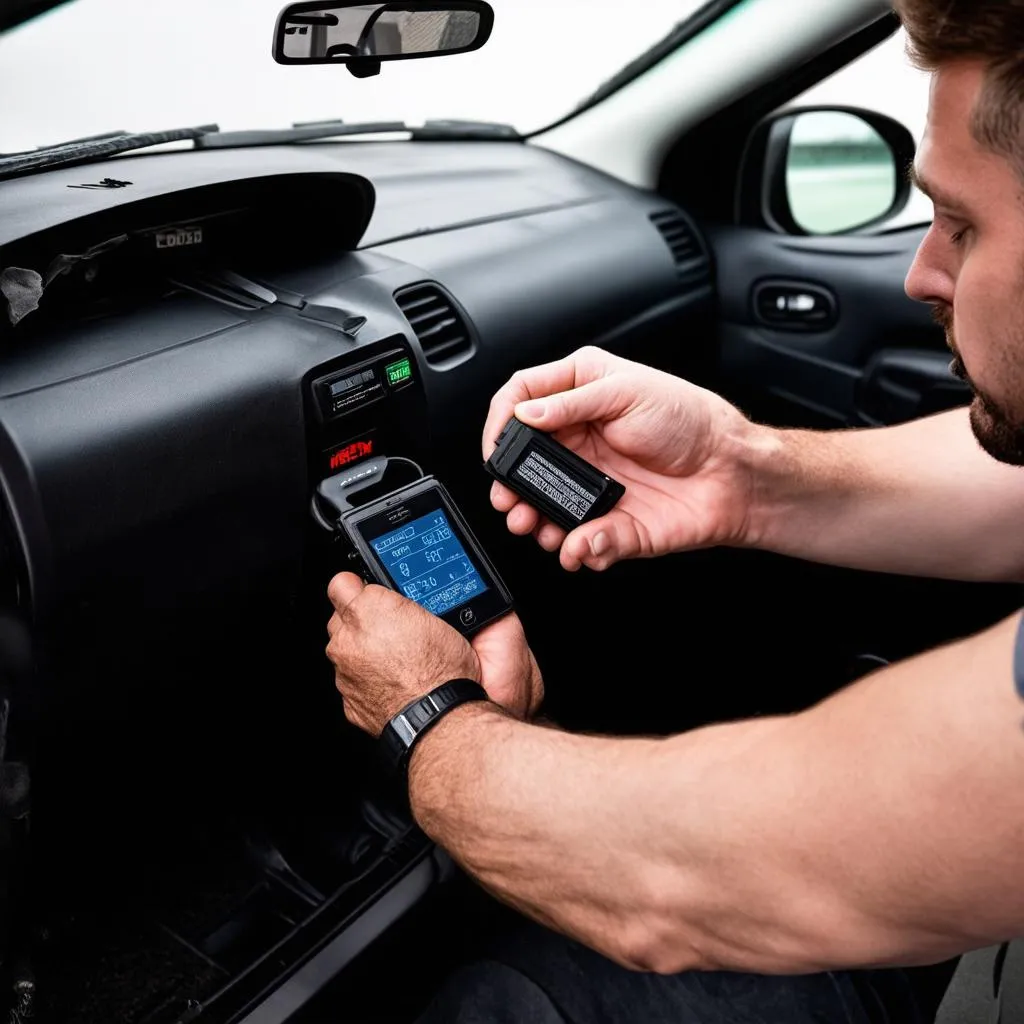 Installation du rastreador GPS OBD