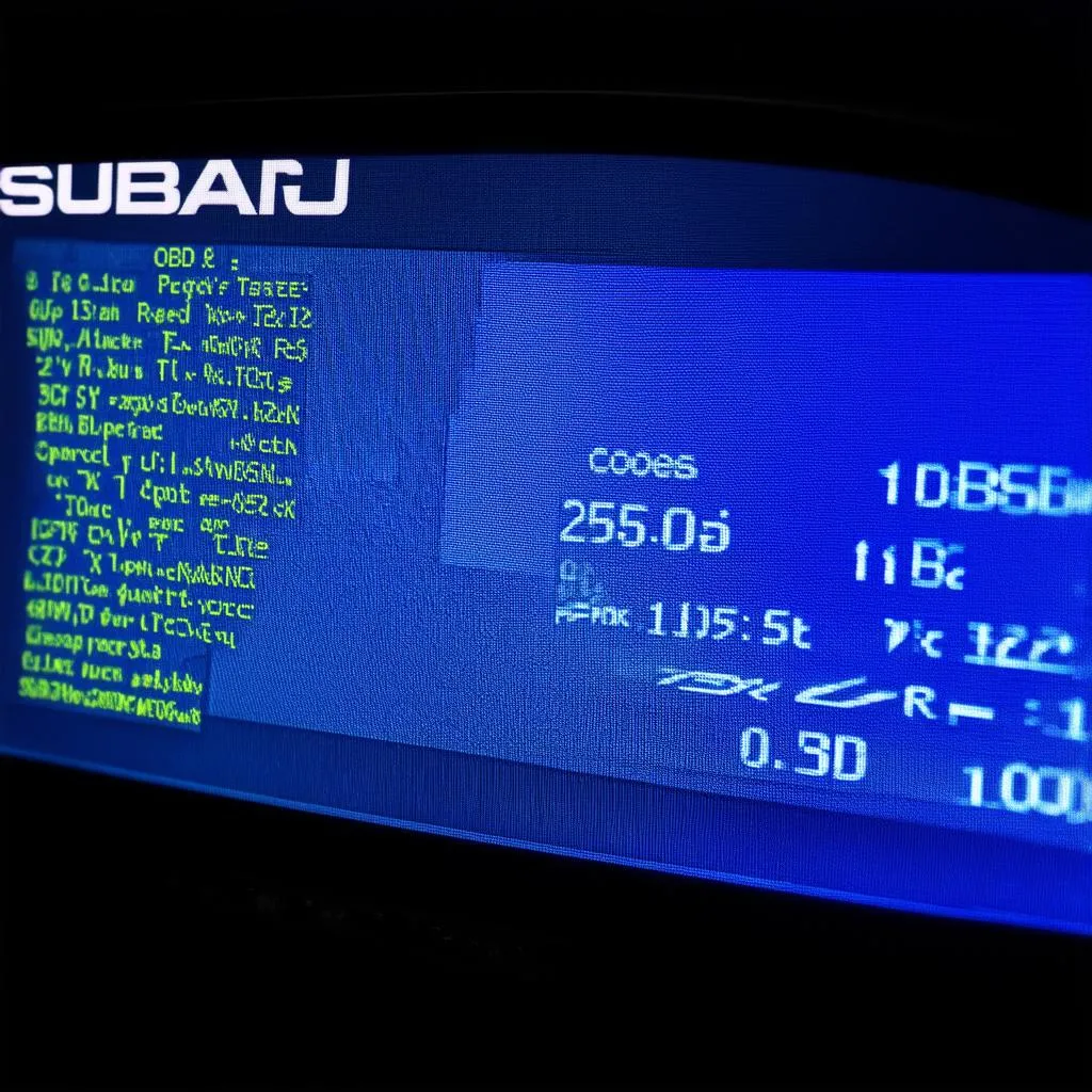 Codes OBD Subaru