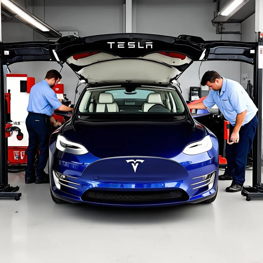 Entretien d'une Tesla