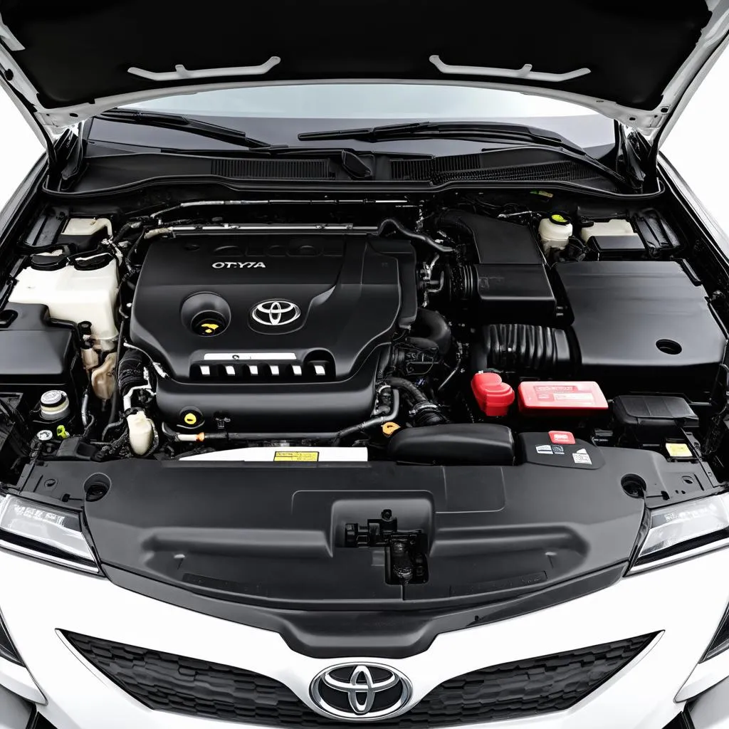 Toyota engine bay