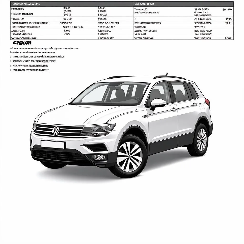 Volkswagen Tiguan Catalogue des pièces