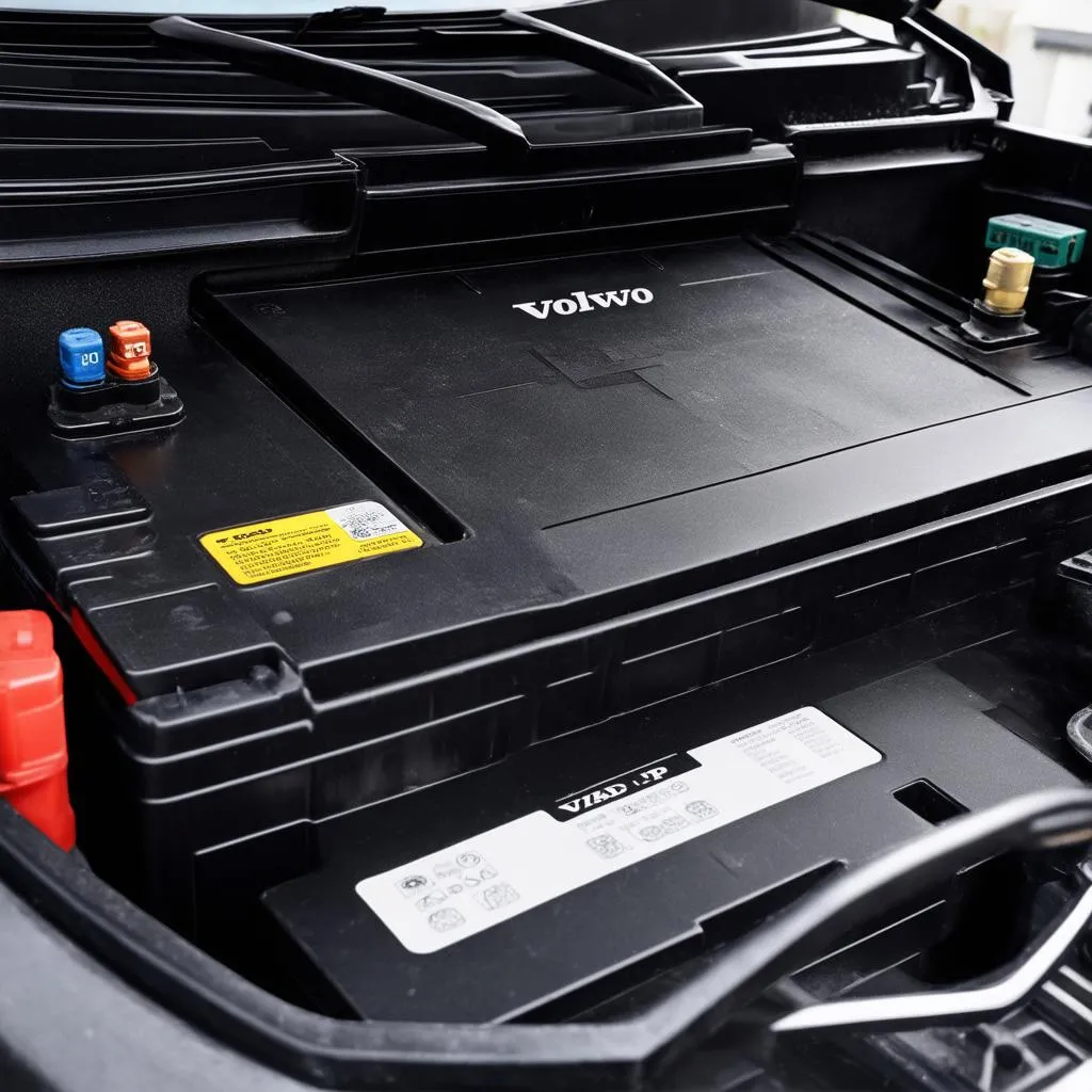 Volvo XC90 Battery Close-up