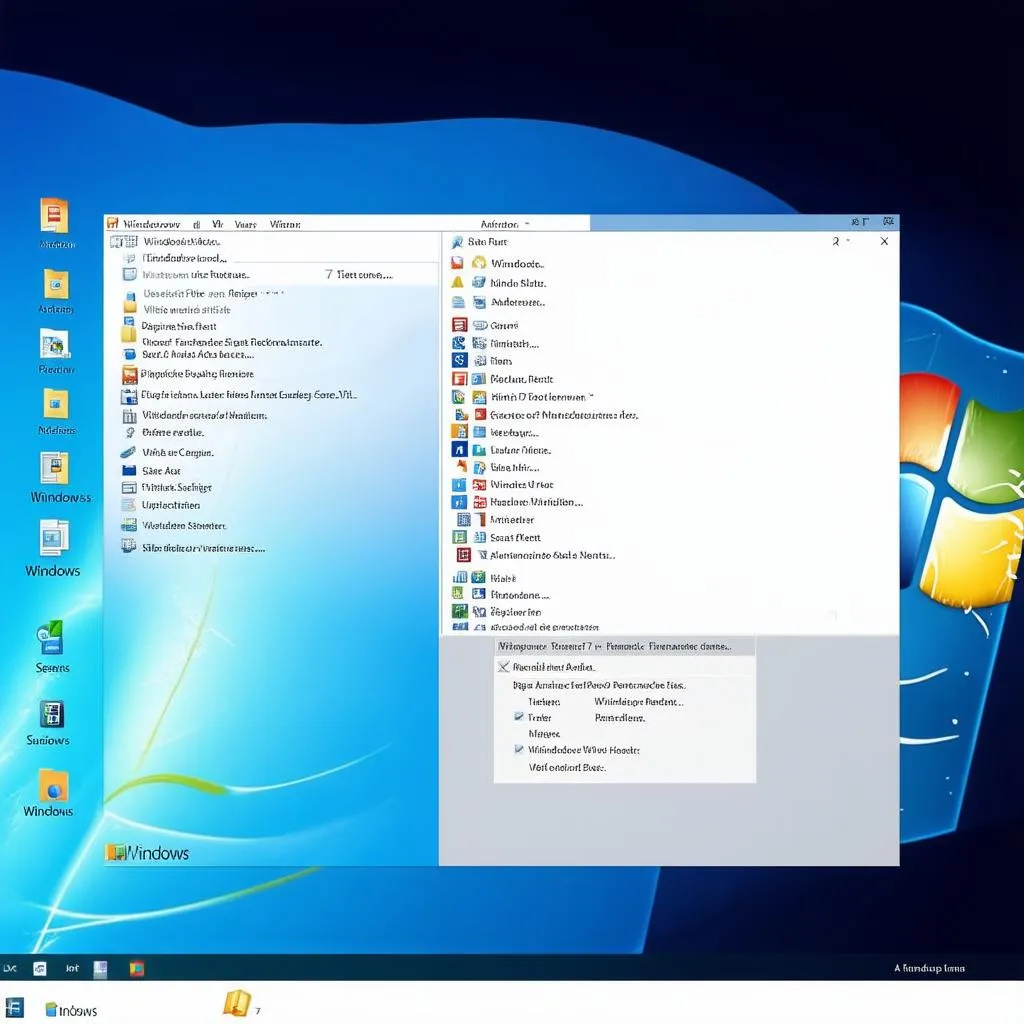 Interface de Windows 7