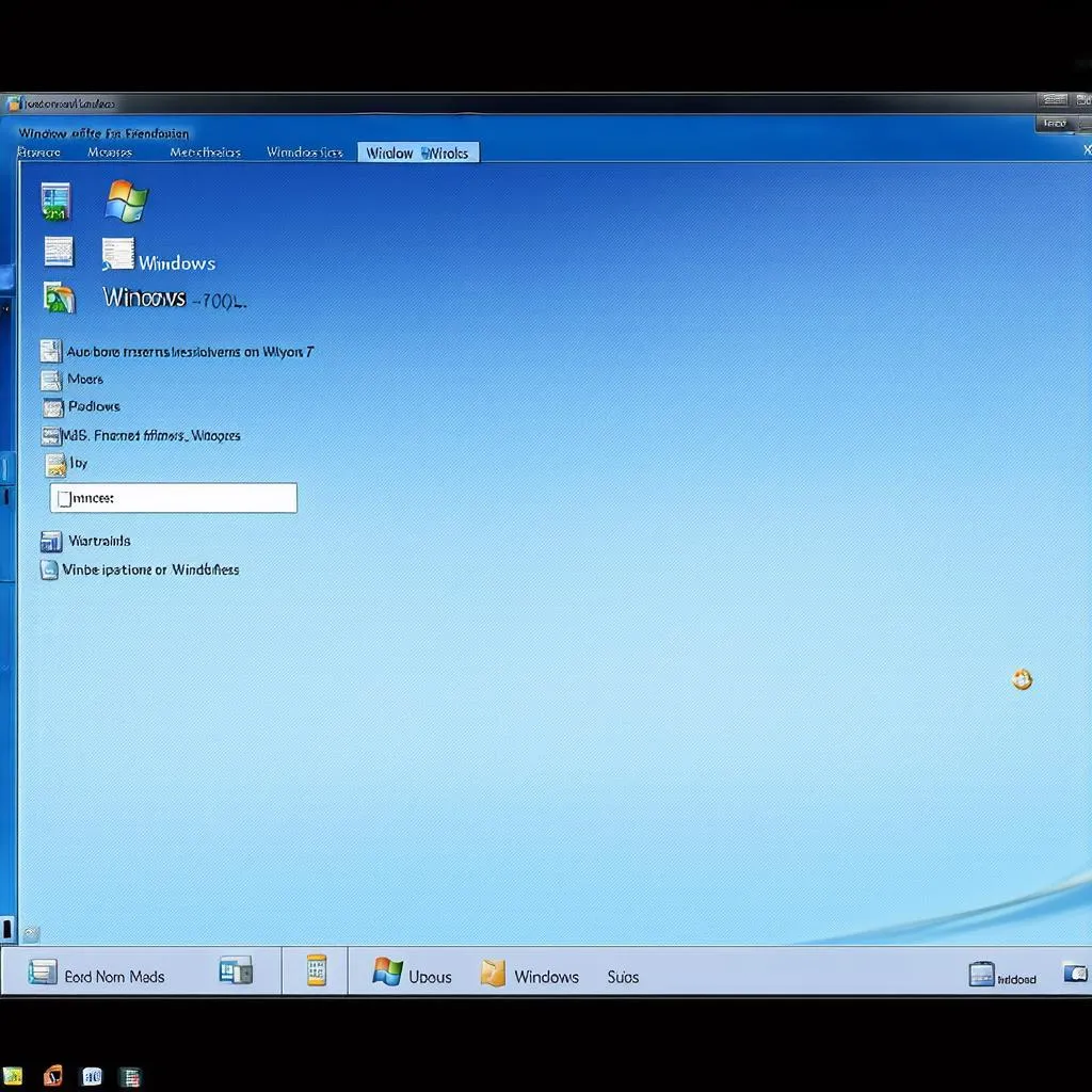 Windows 7 Interface