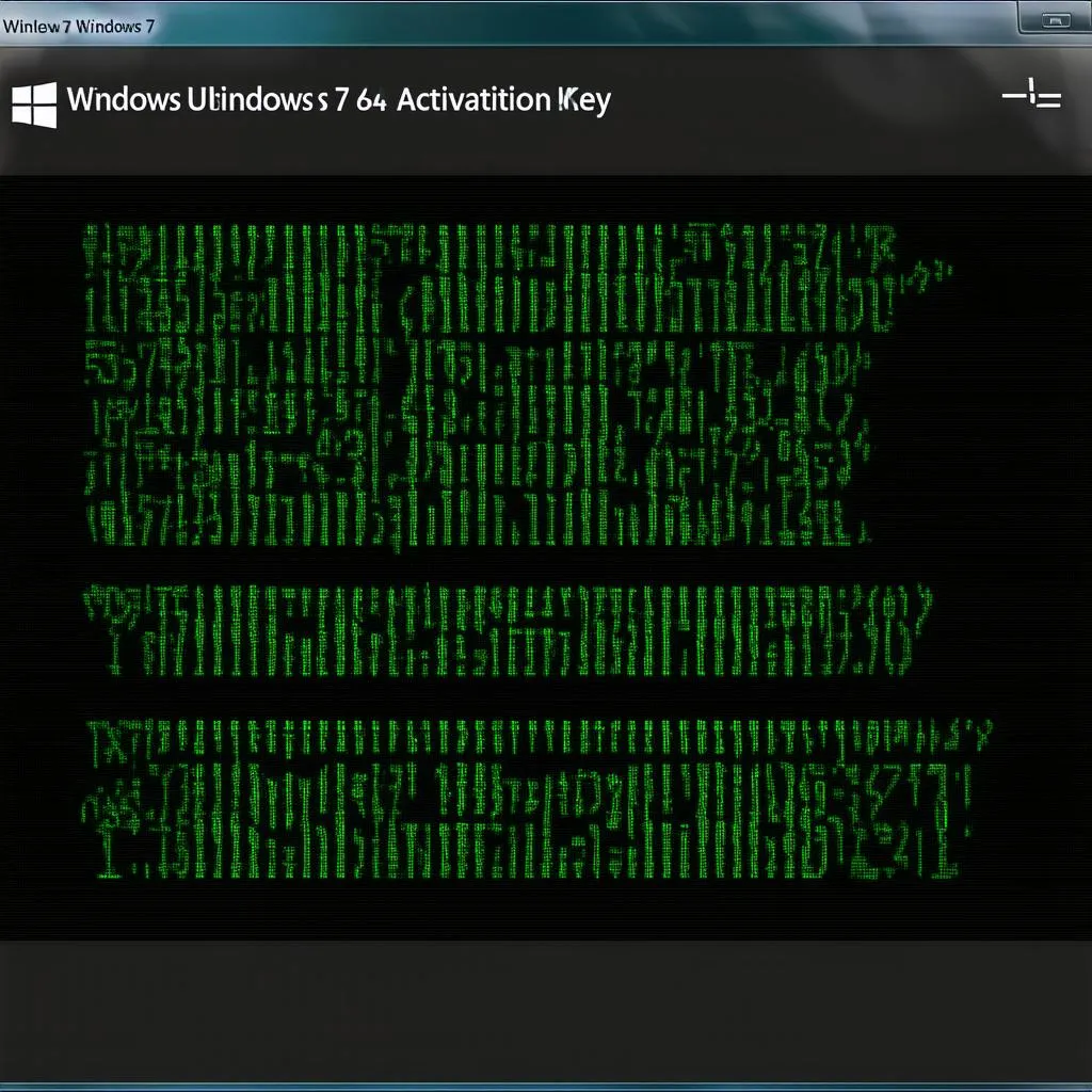 Code de clé d'activation Windows 7 Ultimate 64 bits