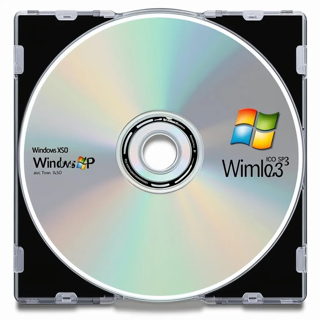 Windows XP SP3 ISO disc