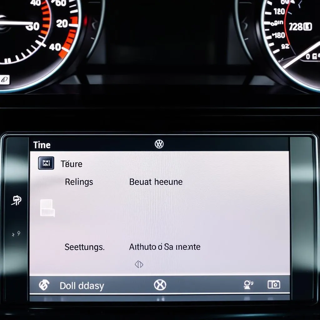 Jetta 2016 Settings Menu