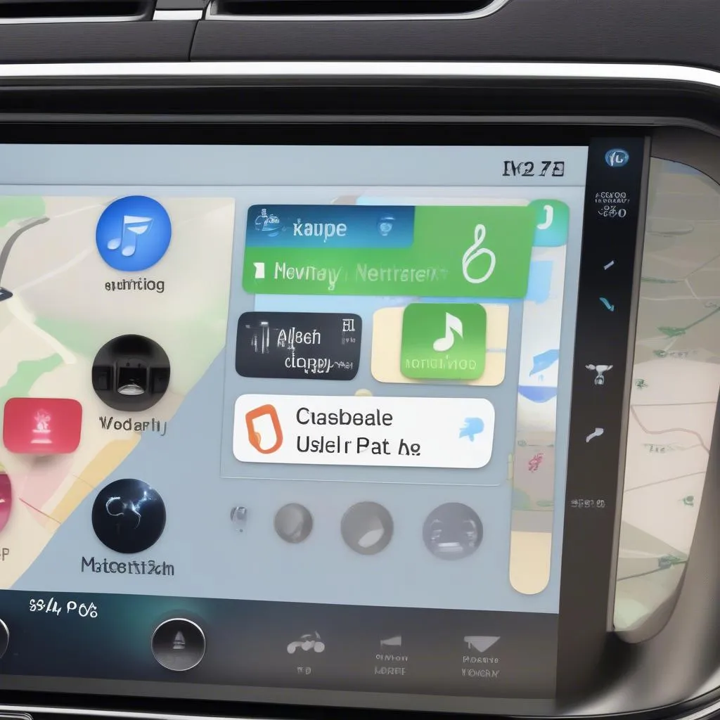 Interface Apple CarPlay