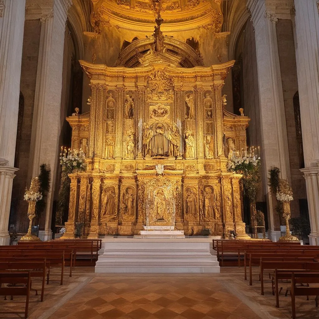 Vue générale de l'Autel de Klosterneuburg