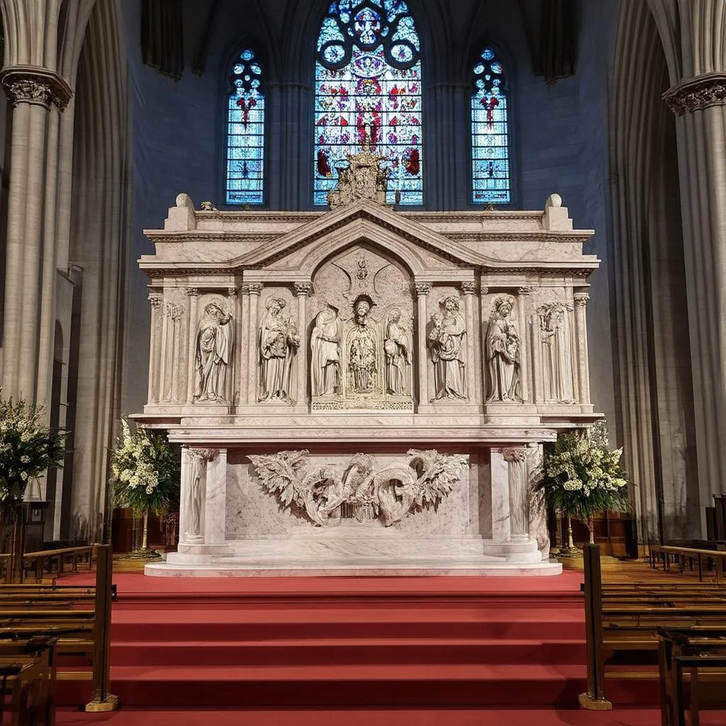 Le grand autel de la cathédrale de Vannes : symbole de foi et d’histoire