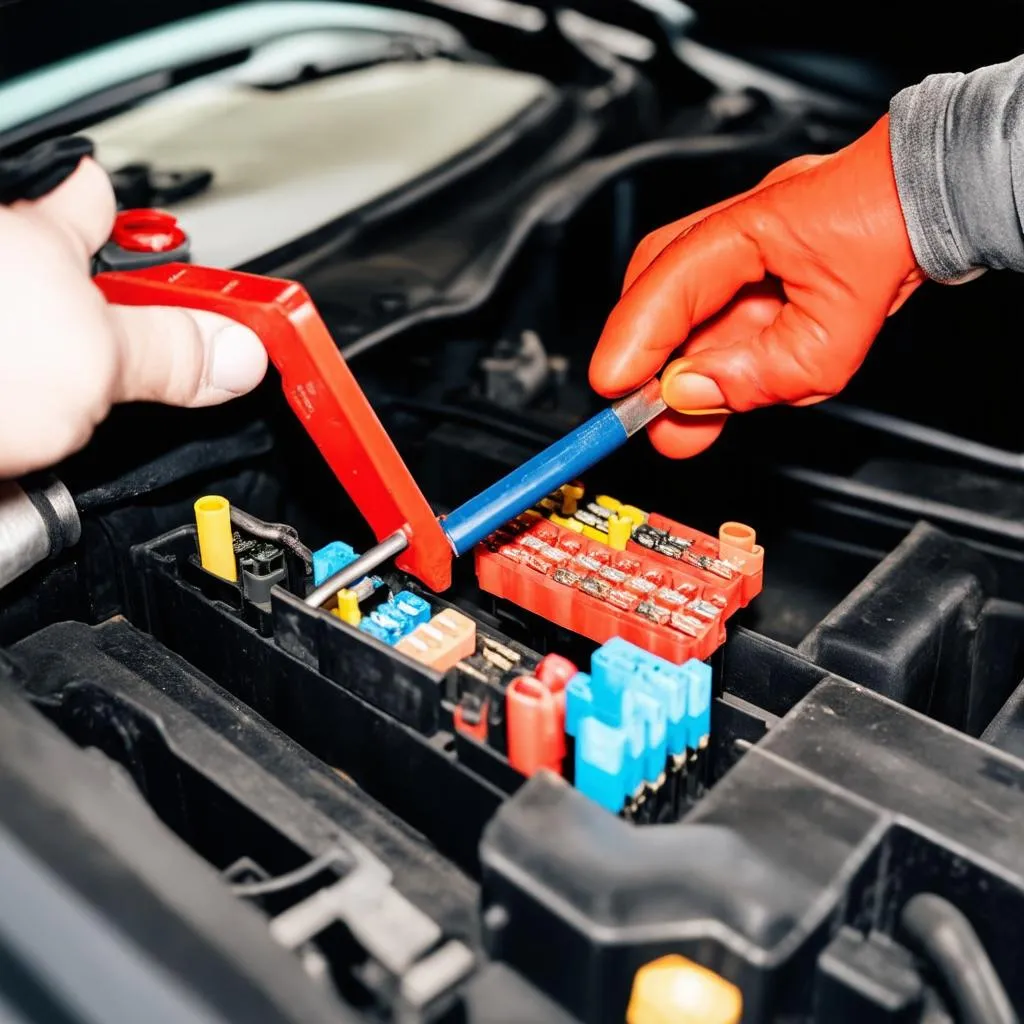 Car fuse replacement