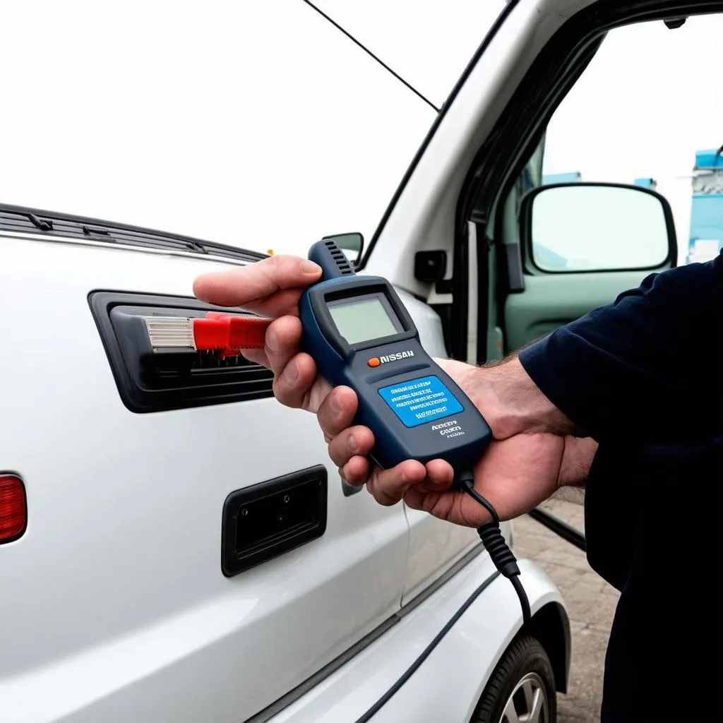 OBD Scanner in use