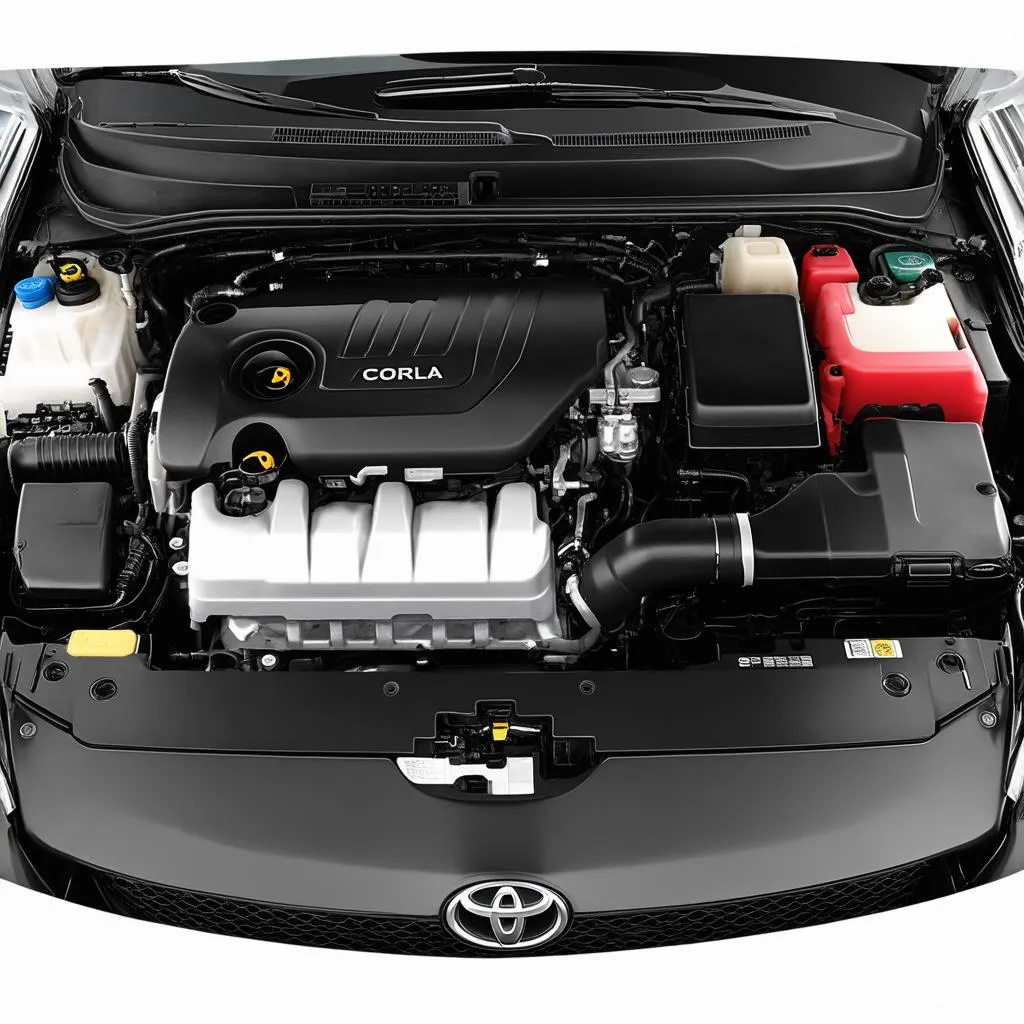 Moteur d'une Toyota Corolla 2014