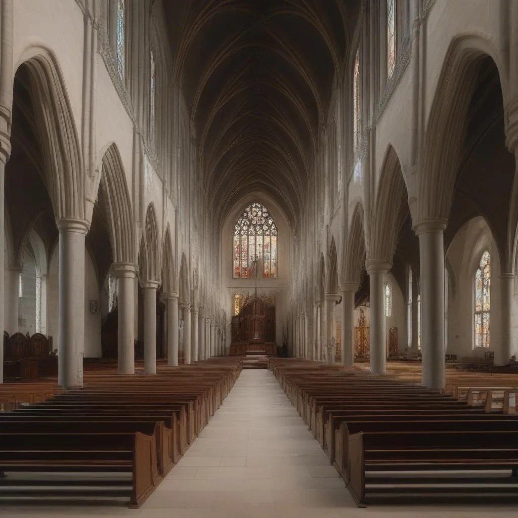 Nef de l'abbaye Saint-Corentin