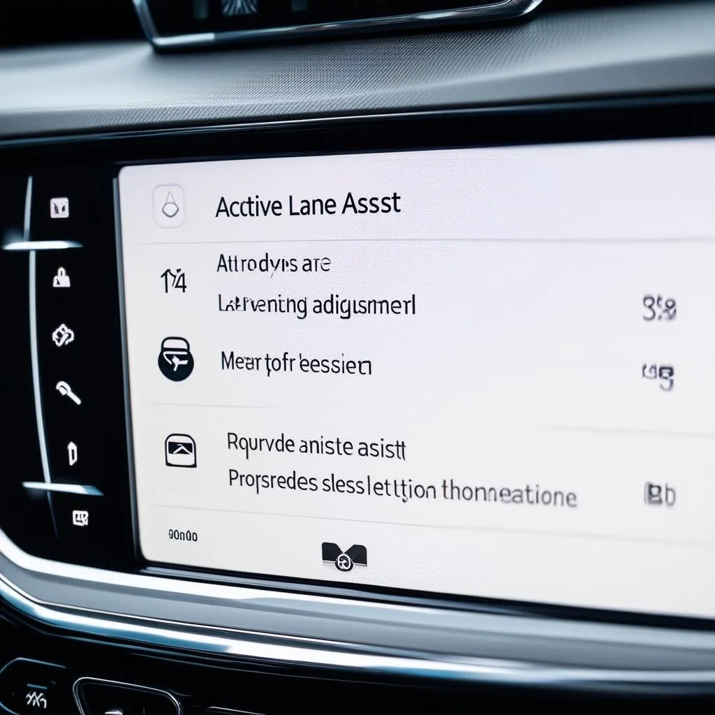 Active Lane Assist Mercedes Settings