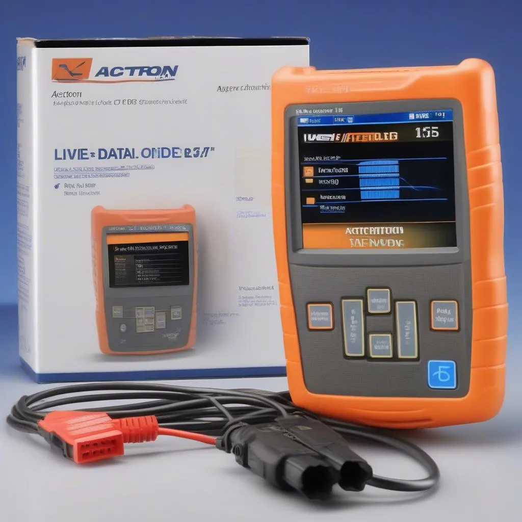 L'Actron OBD II Scanner 9175 affiche des données en temps réel