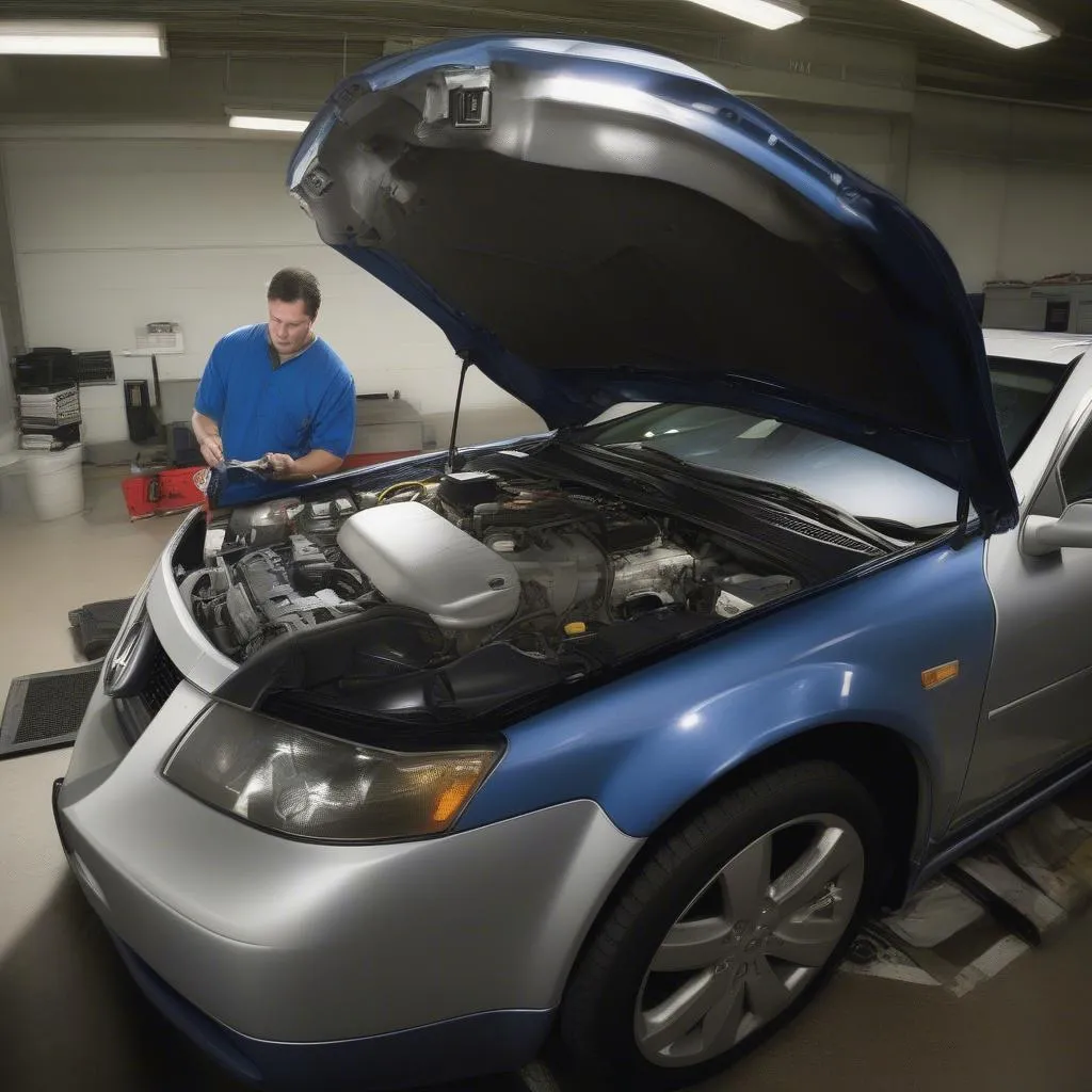 Inspection d'une Acura de 2006