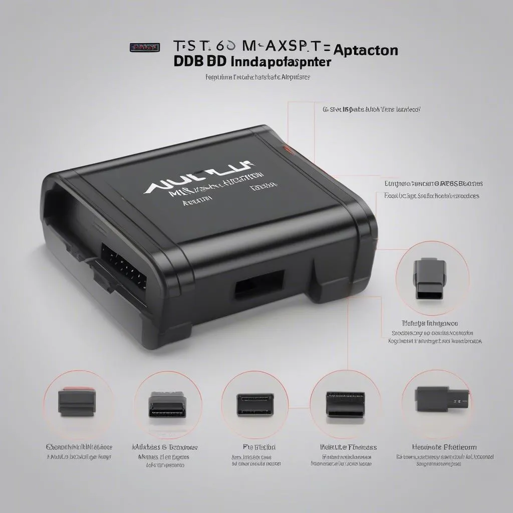 Adaptateur OBD Autel MaxiCOM MK808TS pour Tesla