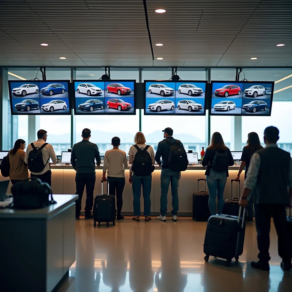 Agence de location de voiture à l'aéroport de Seattle offrant un large choix de véhicules