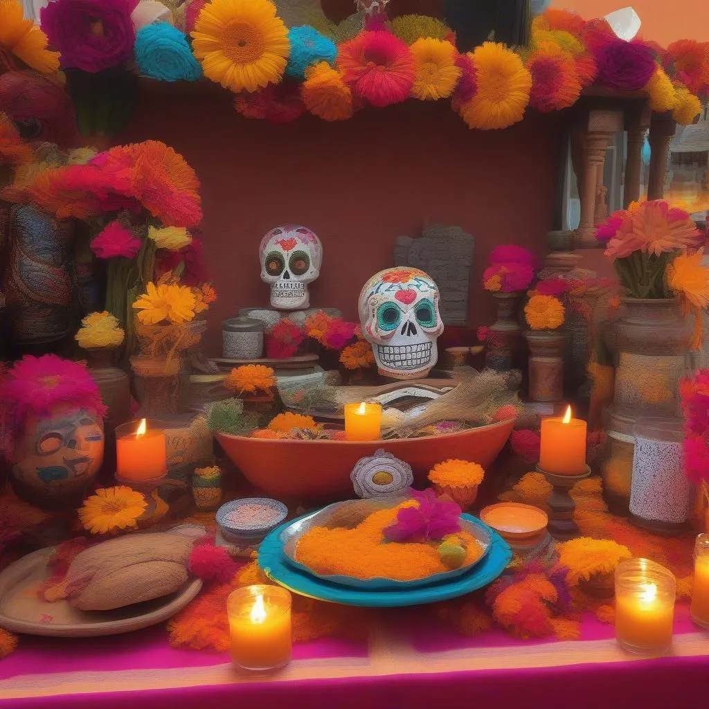 Mexican Day of the Dead Altar