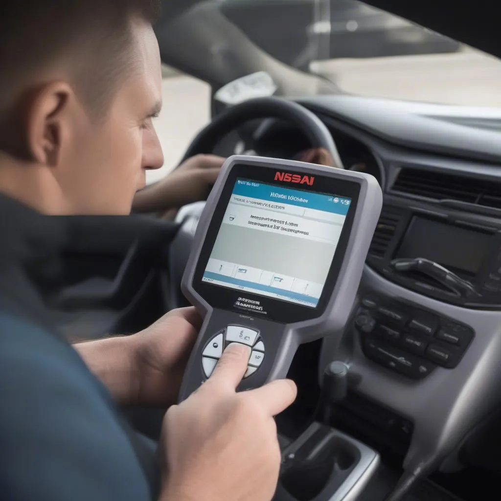 Scanner Autel pour le diagnostic des problèmes électriques de l'Altima Nissan