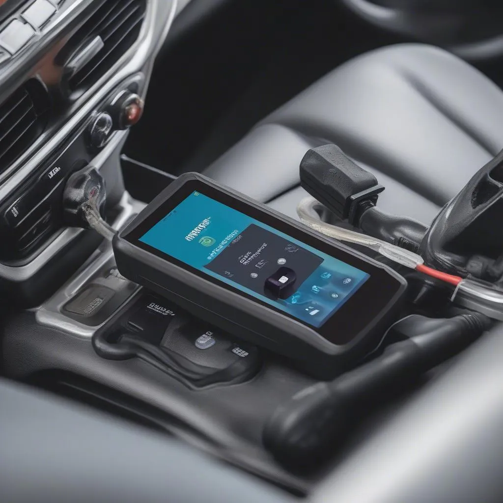 Android Auto Torque OBD : Appareil Bluetooth connecté à un véhicule