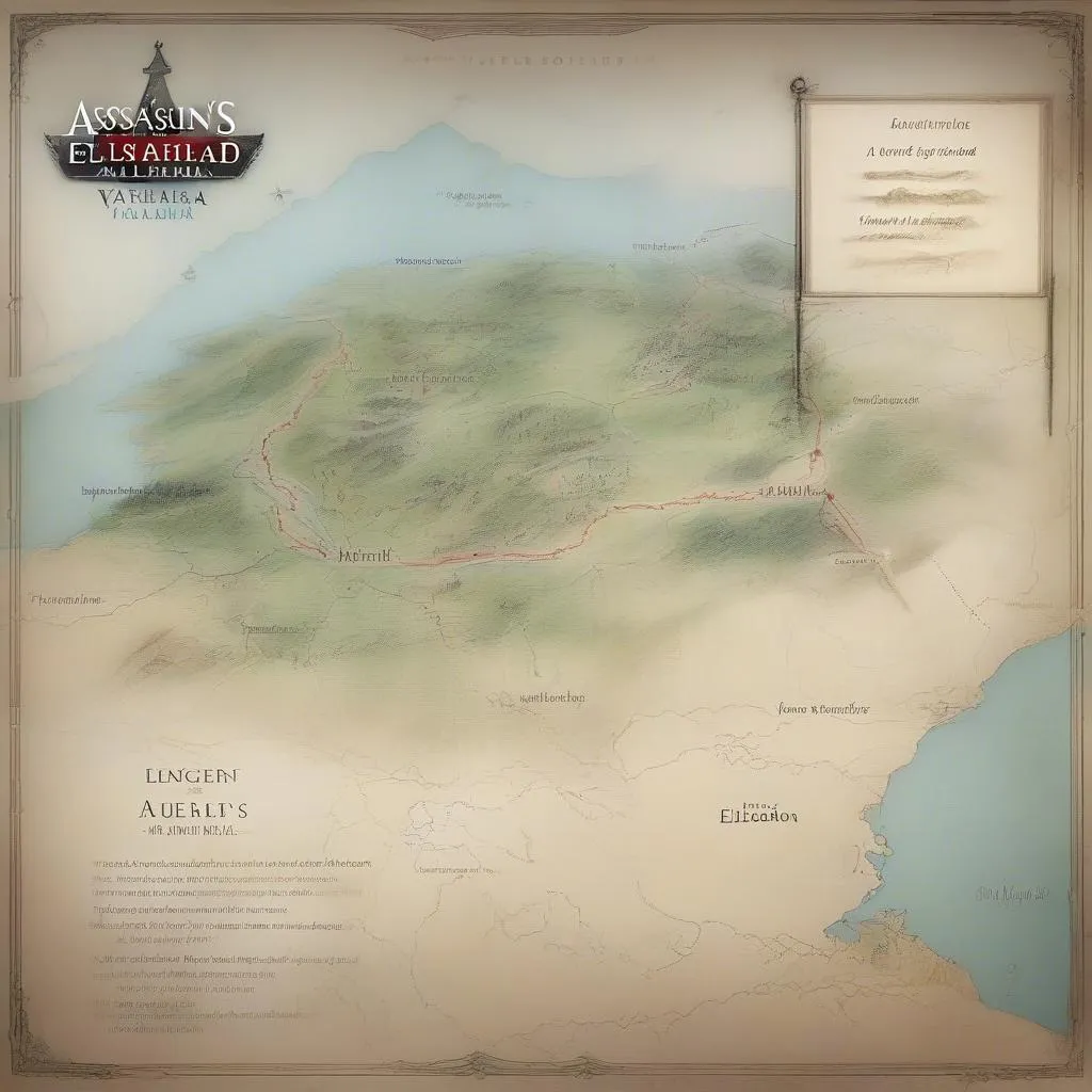 Carte d'Assassin's Creed Valhalla