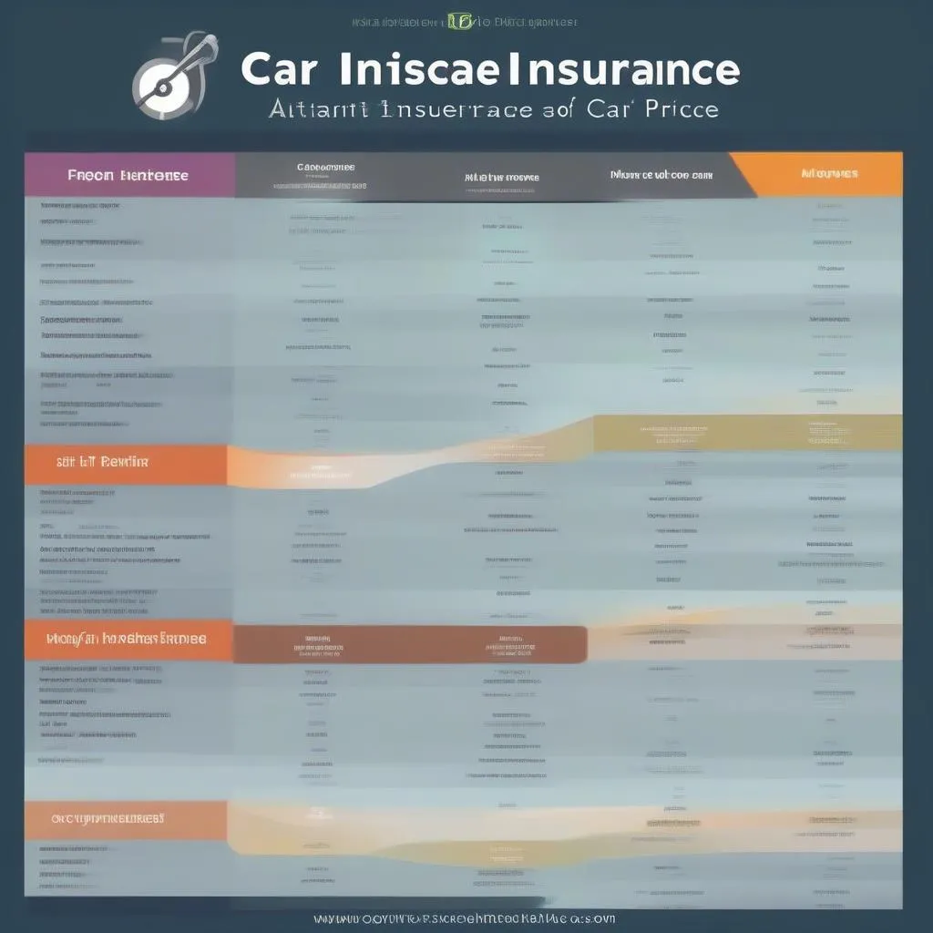 Tableau comparatif des types d'assurance auto