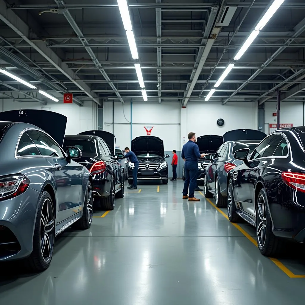 Atelier de réparation Mercedes à Paris