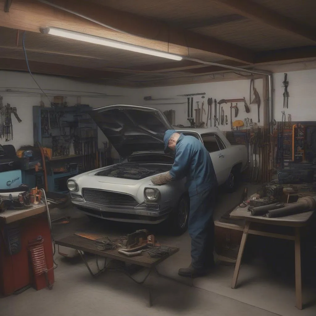 Atelier de réparation automobile