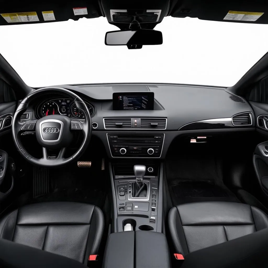 Intérieur d'une Audi A4 2.0T 2007