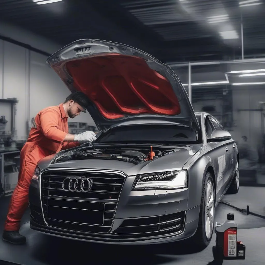 Entretien de boîte de vitesses Audi A8